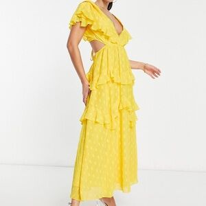 Yellow ASOS Maxi Dress
